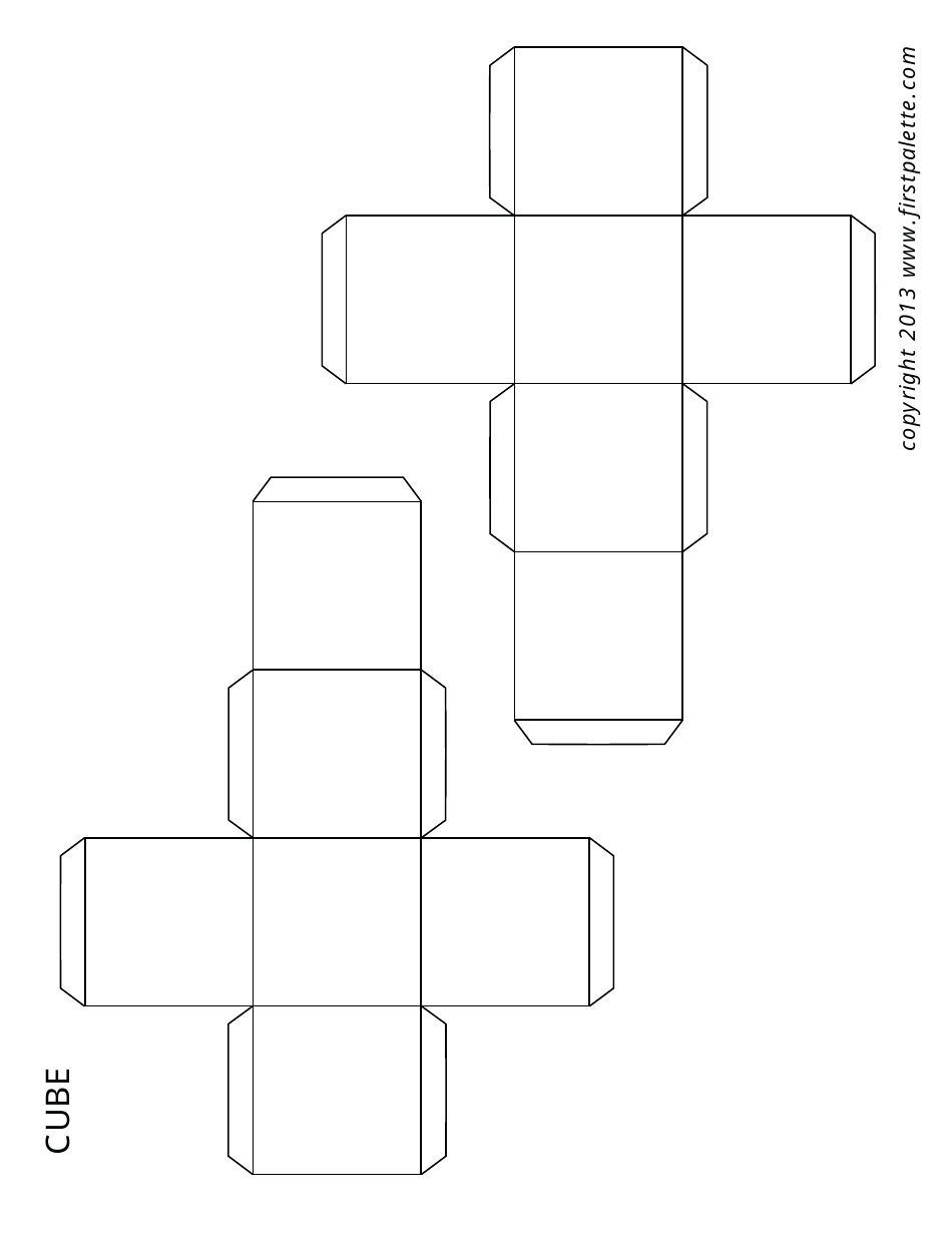 Small Cube Template Download Printable PDF | Templateroller