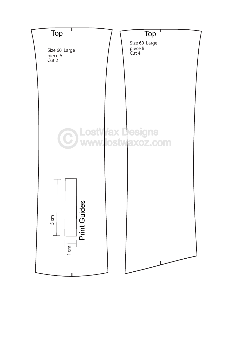 Flared Top Hat Craft Templates - Lostwax Designs, Page 13