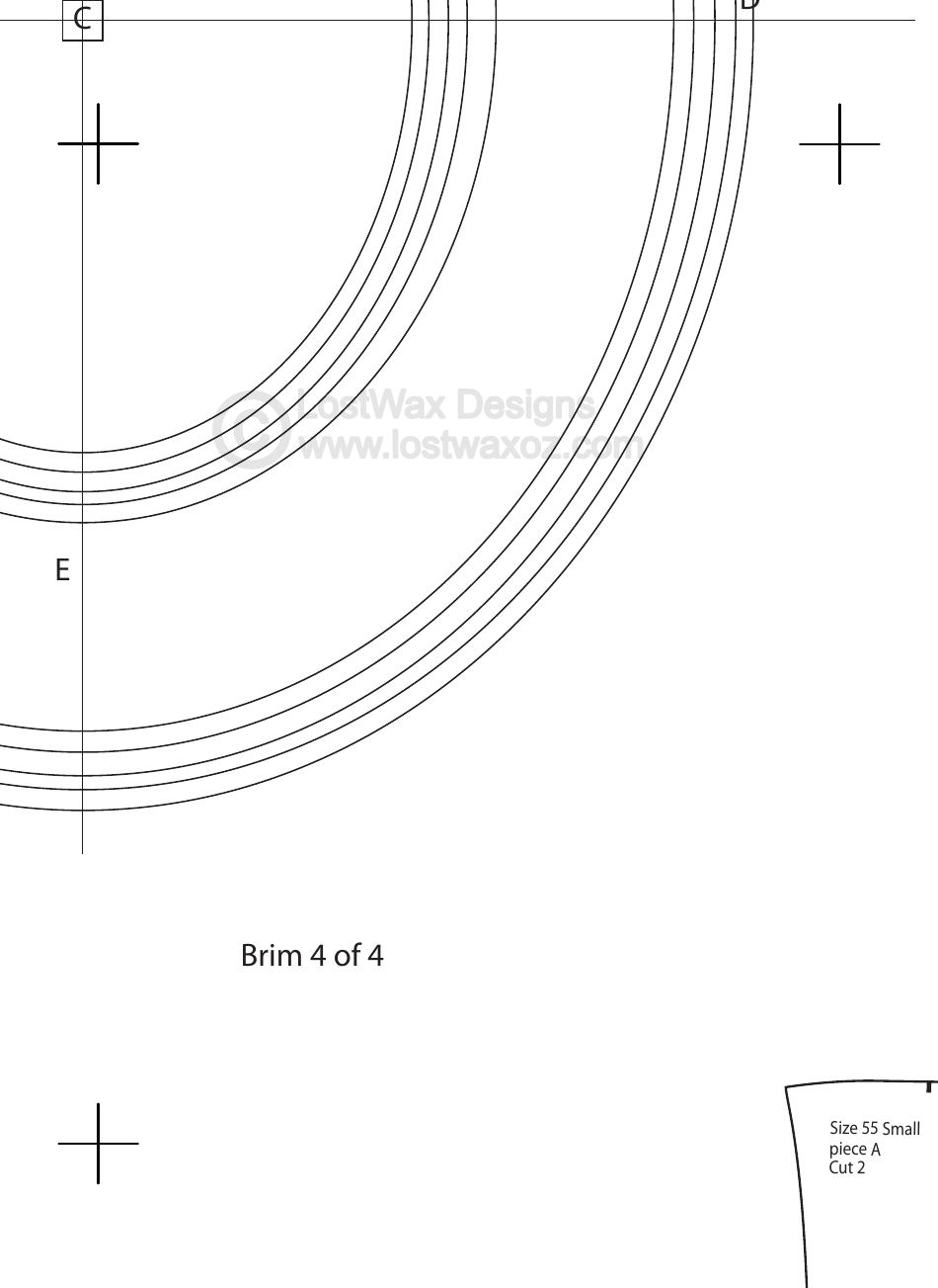 Flared Top Hat Craft Templates - Lostwax Designs, Page 7