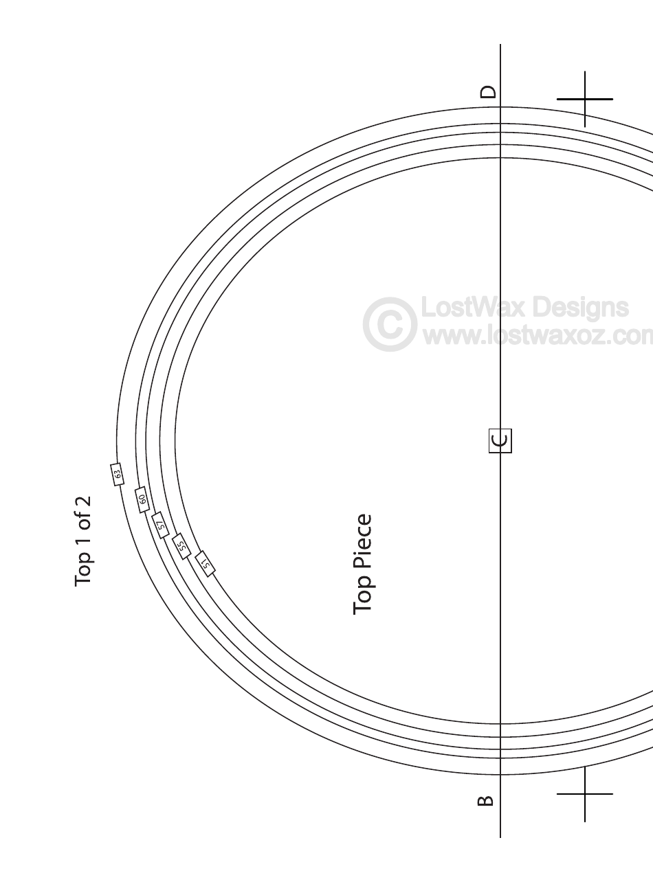 Flared Top Hat Craft Templates - Lostwax Designs, Page 8
