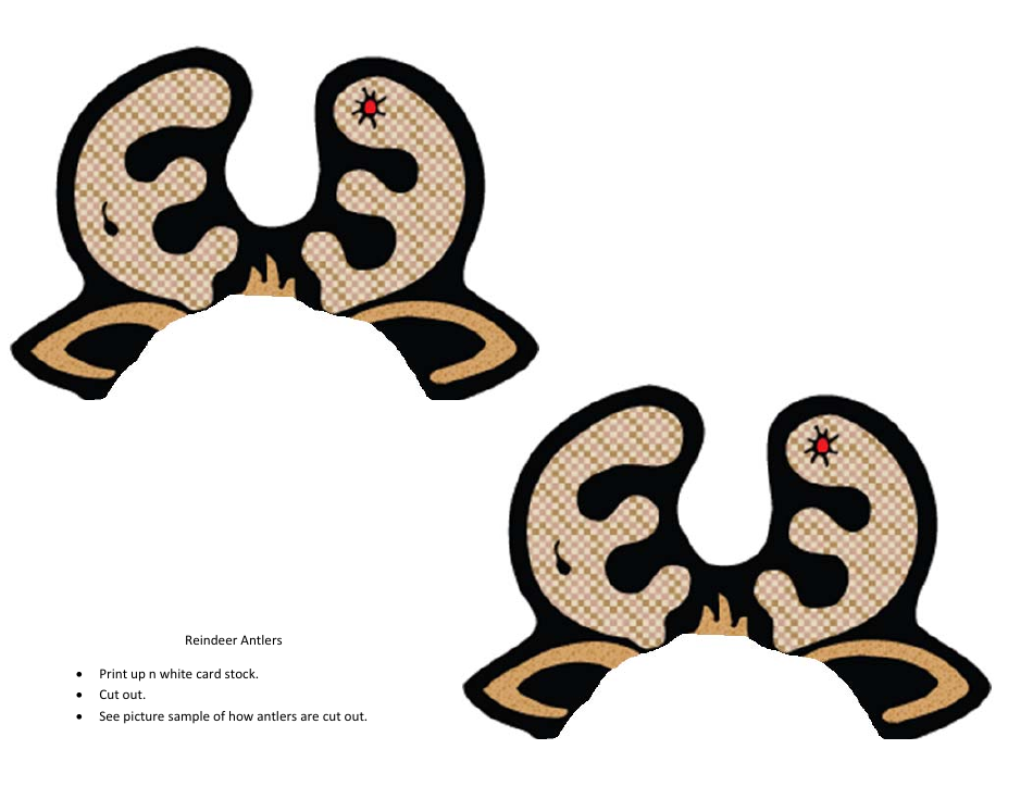 Reindeer Antlers Photo Decoration Templates, Page 5