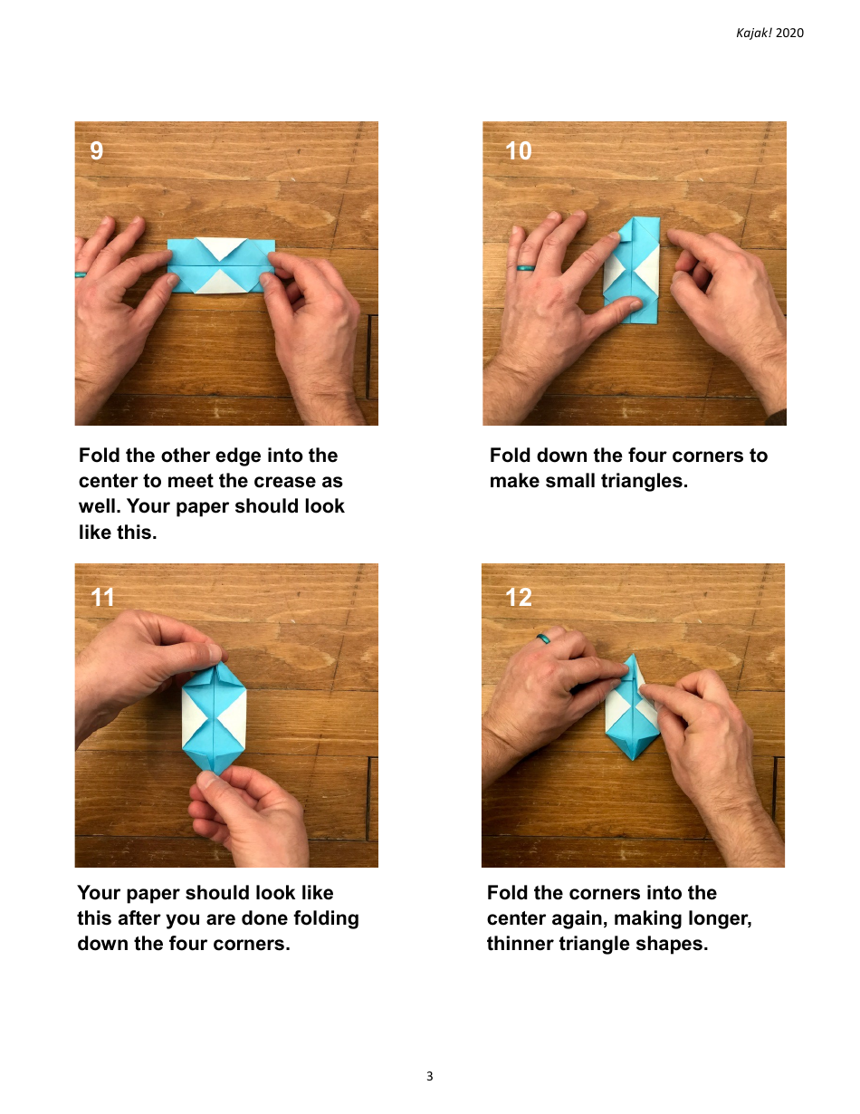 Paper Boat Tutorial, Page 3