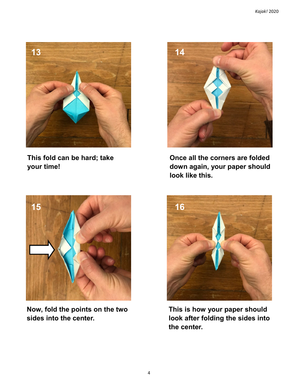 Paper Boat Tutorial, Page 4