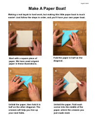 Document preview: Paper Boat Tutorial