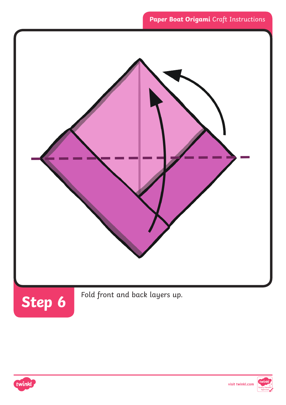 Paper Boat Origami, Page 8