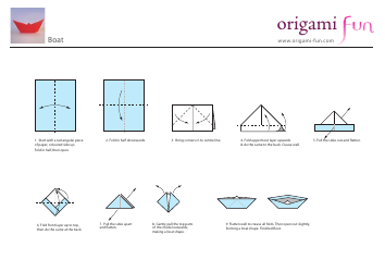 Document preview: Paper Origami Boat Guide