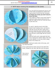 Folded Flowers Quilt Pattern Templates - Geta Grama, Page 15