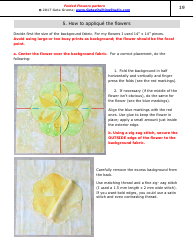 Folded Flowers Quilt Pattern Templates - Geta Grama, Page 19