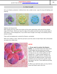Folded Flowers Quilt Pattern Templates - Geta Grama, Page 21