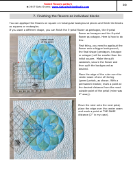 Folded Flowers Quilt Pattern Templates - Geta Grama, Page 23