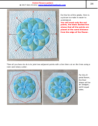 Folded Flowers Quilt Pattern Templates - Geta Grama, Page 24