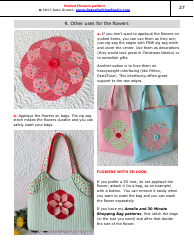 Folded Flowers Quilt Pattern Templates - Geta Grama, Page 27