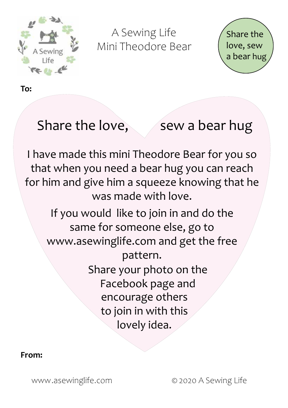 Mini Theodore Bear Sewing Pattern - a Sewing Life, Page 10