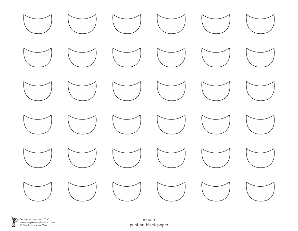 Snowman Headband Craft Templates - Simple Everyday Mom, Page 10