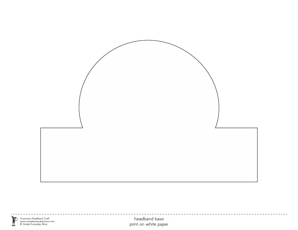 Snowman Headband Craft Templates - Simple Everyday Mom, Page 5
