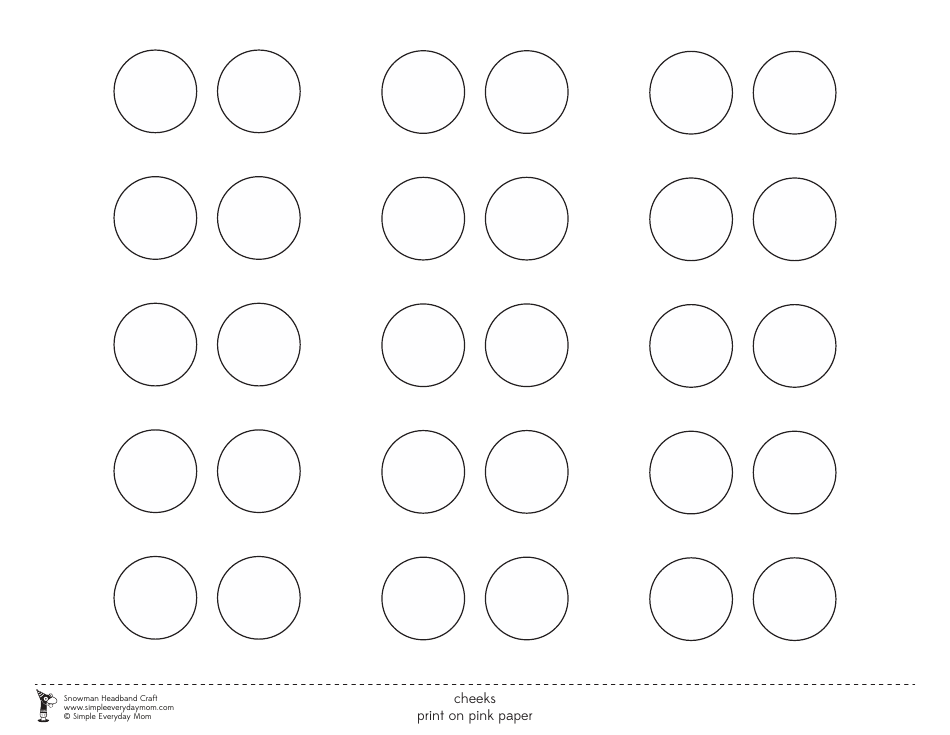 Snowman Headband Craft Templates - Simple Everyday Mom, Page 8