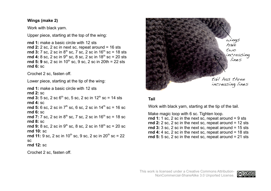 Knitted / Crocheted Penguin Pattern, Page 6