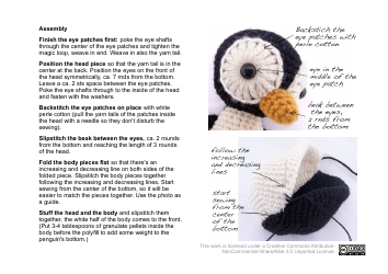 Knitted/Crocheted Penguin Pattern, Page 8