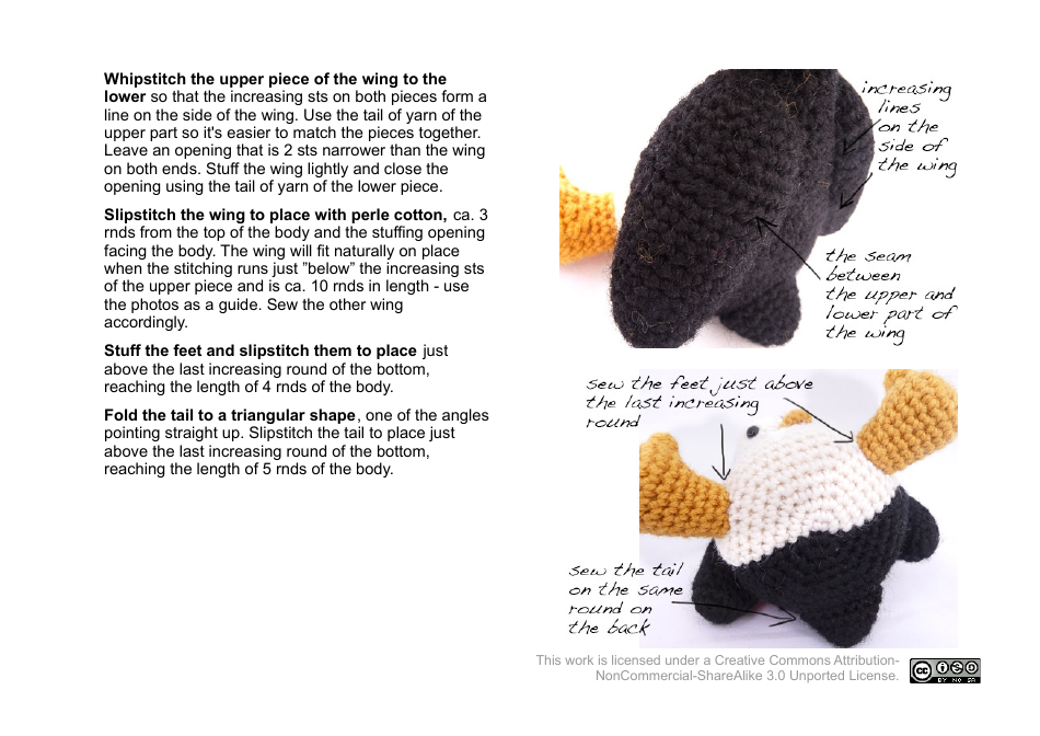 Knitted / Crocheted Penguin Pattern, Page 9