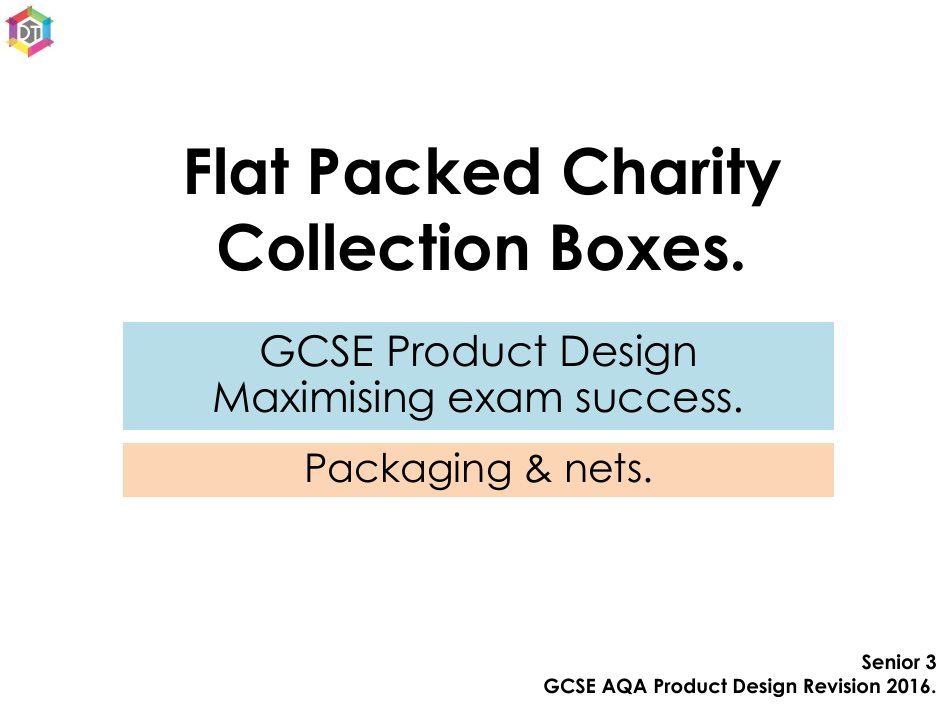 Flat Packed Charity Collection Box Templates Preview