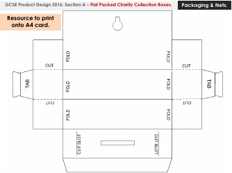 Flat Packed Charity Collection Box Templates, Page 7