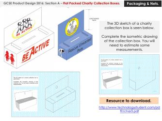 Flat Packed Charity Collection Box Templates, Page 8