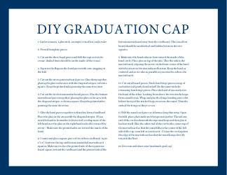 Document preview: Diy Graduation CAP Templates