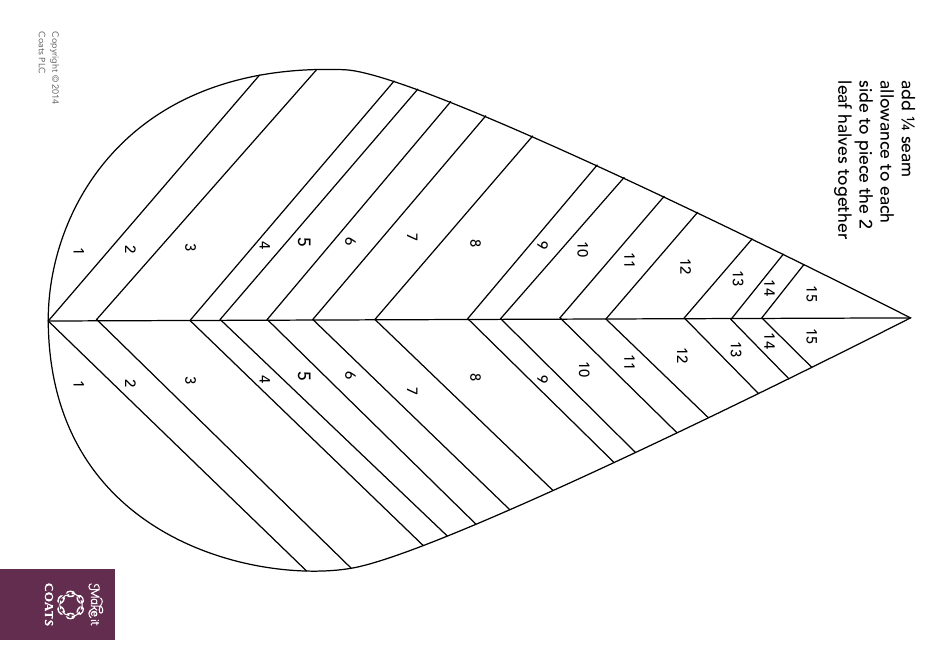 Simple Leaf Block Quilt Pattern Templates - Coats Plc, Page 18