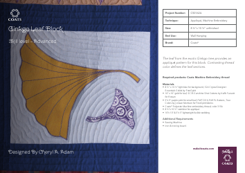 Simple Leaf Block Quilt Pattern Templates - Coats Plc, Page 4