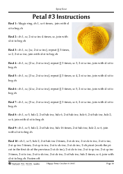 Spray Rose Crochet Pattern Templates - Happy Patty Crochet, Page 10
