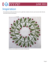 Circular Leaf Block Quilt Pattern Templates, Page 4