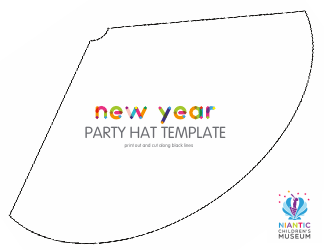 Document preview: New Year Party Hat Template