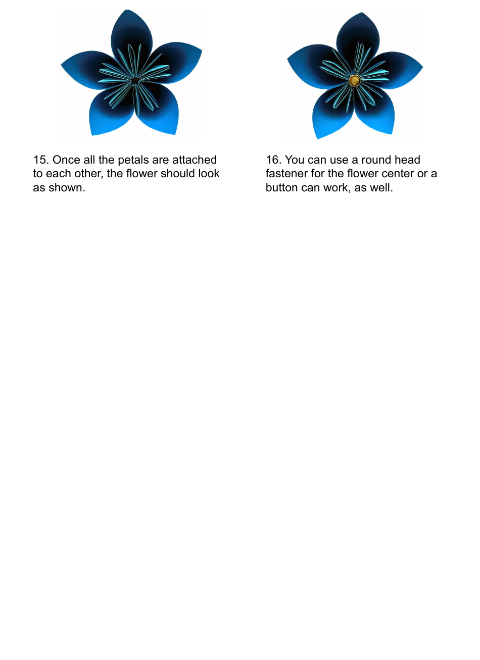 Origami Kusudama Flower, Page 4