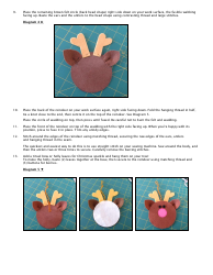 Tiny Little Reindeer Ornament Templates - the Red Boot Quilt Company, Page 6