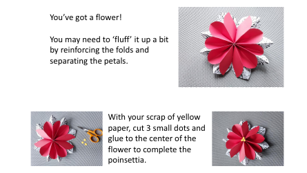 Paper Poinsettia Craft, Page 11
