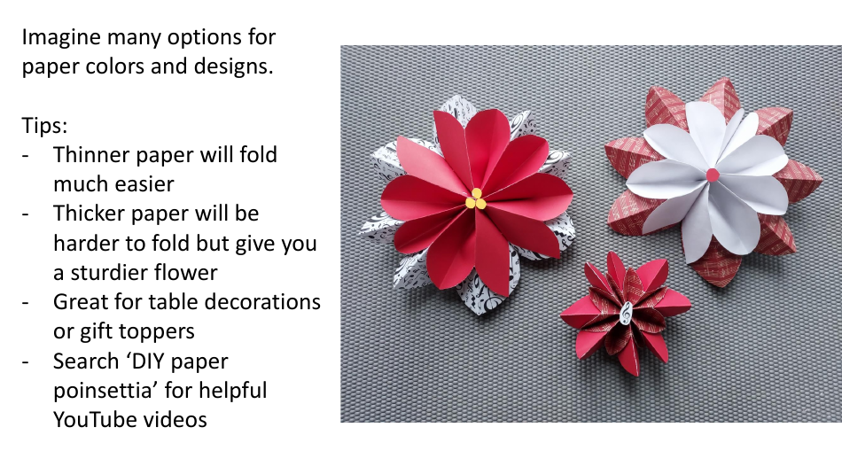 Paper Poinsettia Craft, Page 12