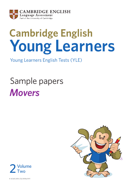 Cambridge English Sample Papers - Movers Preview Image