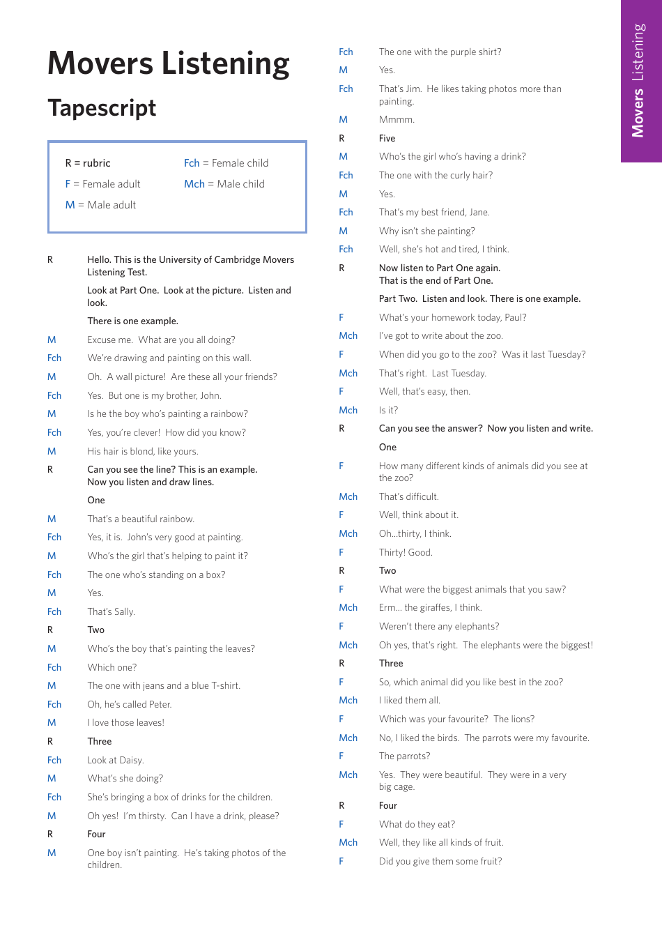 Cambridge English Sample Papers - Movers, Page 11