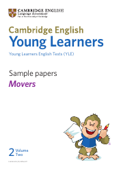 Cambridge English Sample Papers - Movers