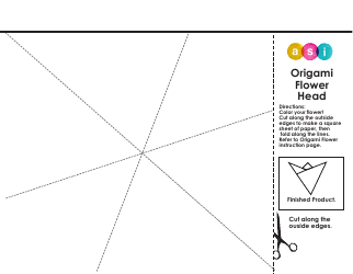 Origami Paper Flower Templates, Page 2