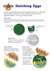 Document preview: Monster Paper Plate Templates - Anamix 6