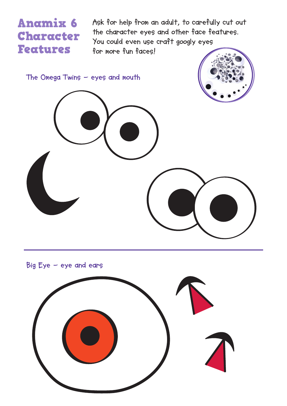 Monster Paper Plate Templates - Anamix 6, Page 2