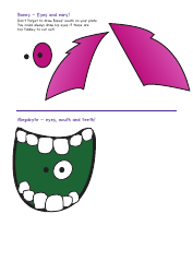 Monster Paper Plate Templates - Anamix 6, Page 3