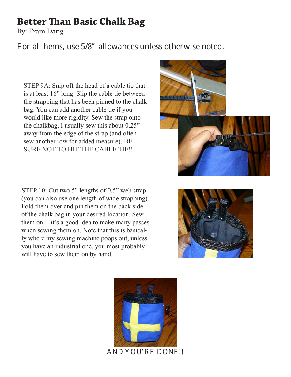 Chalk Bag Templates, Page 10
