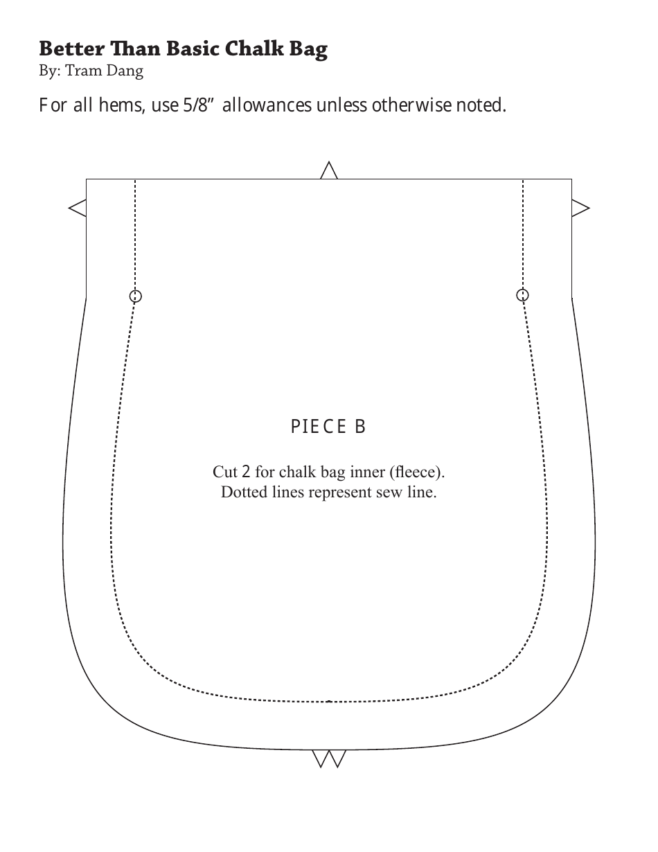Chalk Bag Templates, Page 3