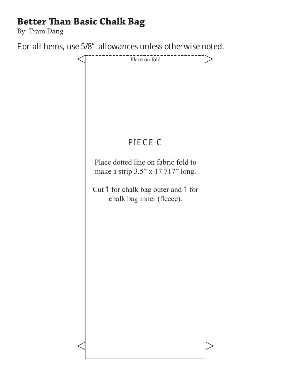 Chalk Bag Templates, Page 4