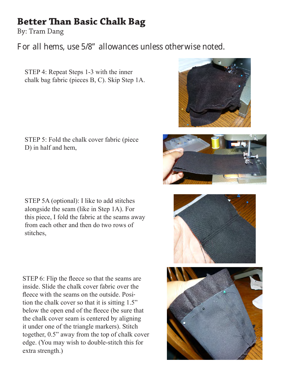 Chalk Bag Templates, Page 7