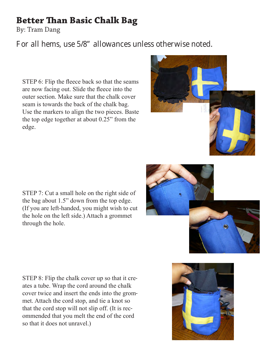 Chalk Bag Templates, Page 8