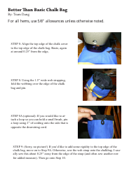 Chalk Bag Templates, Page 9