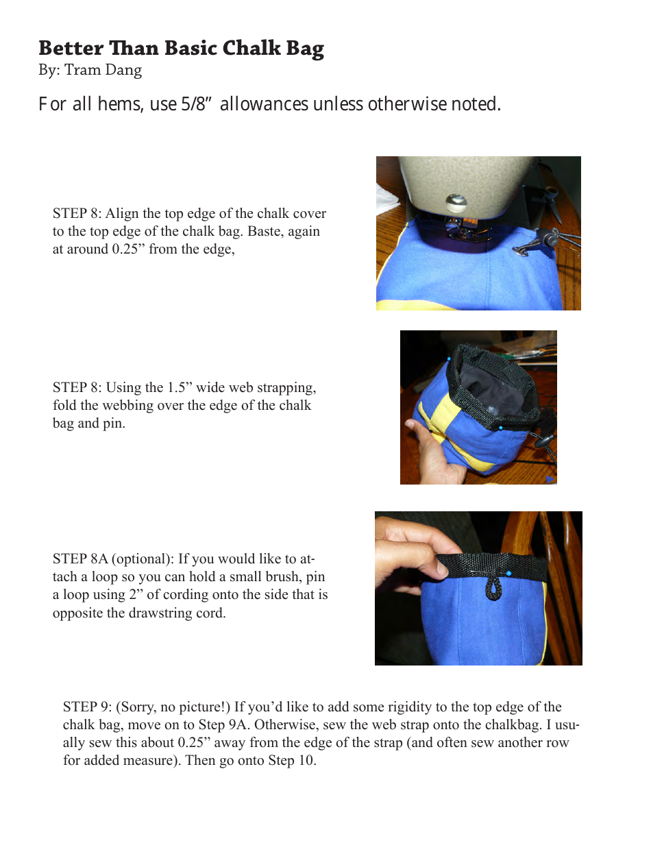 Chalk Bag Templates, Page 9